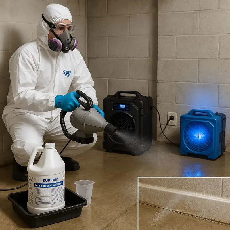 Sanitization and Odor Removal process in Galt, CA